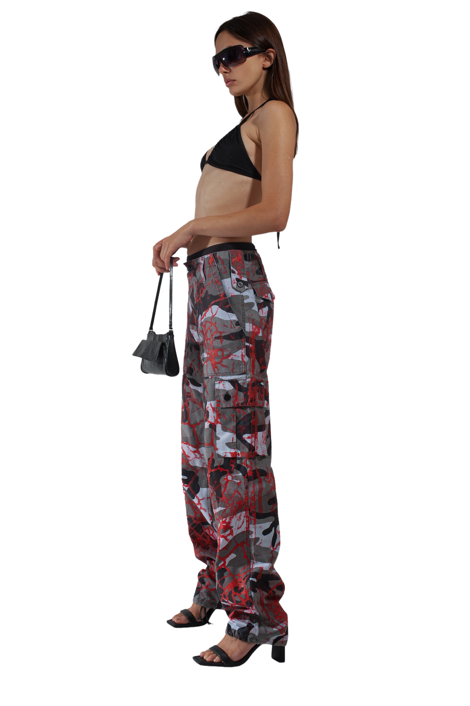 HANDPAITED CARGO PANTS