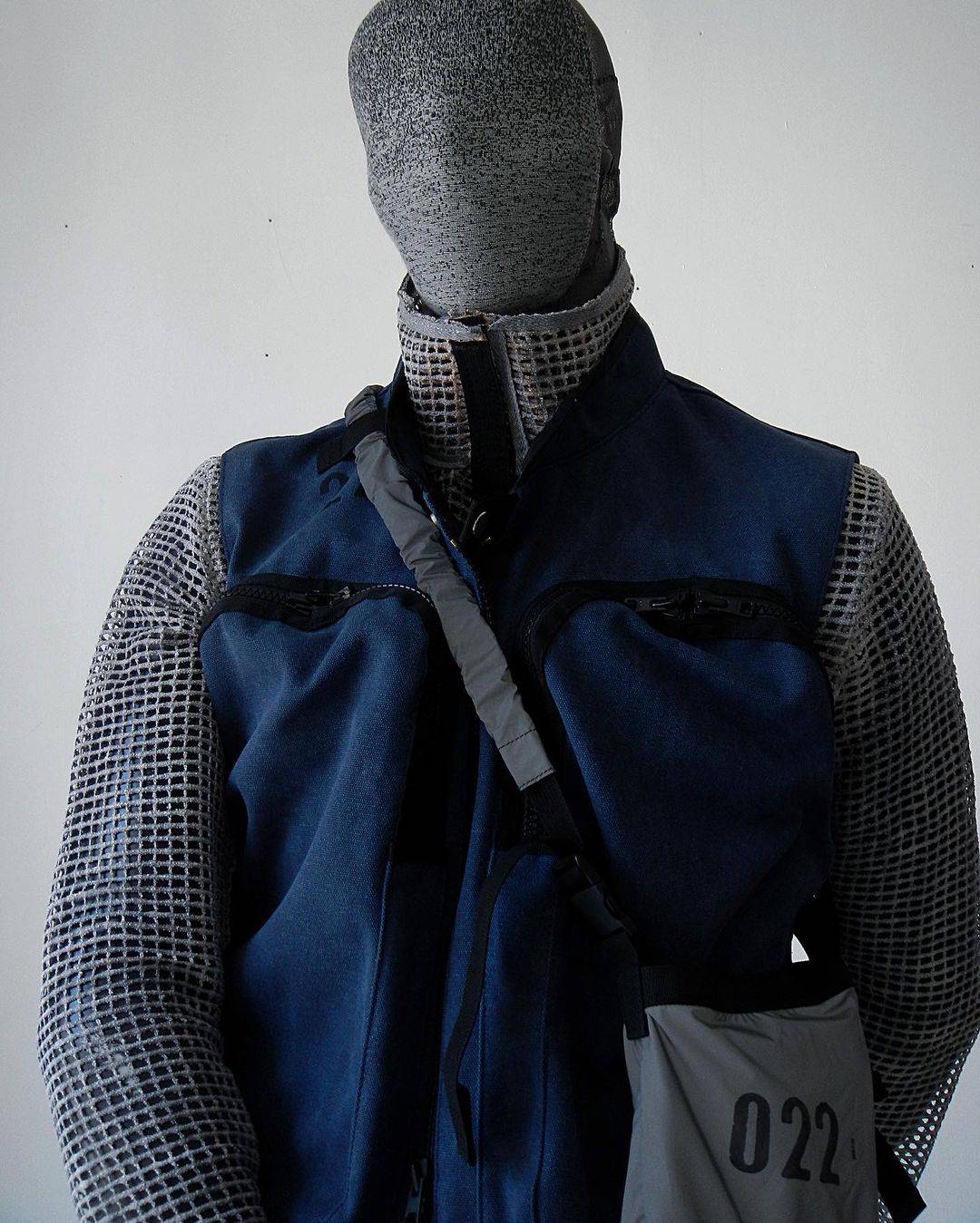 V-44 VEST BLUE & GREY - FRSR